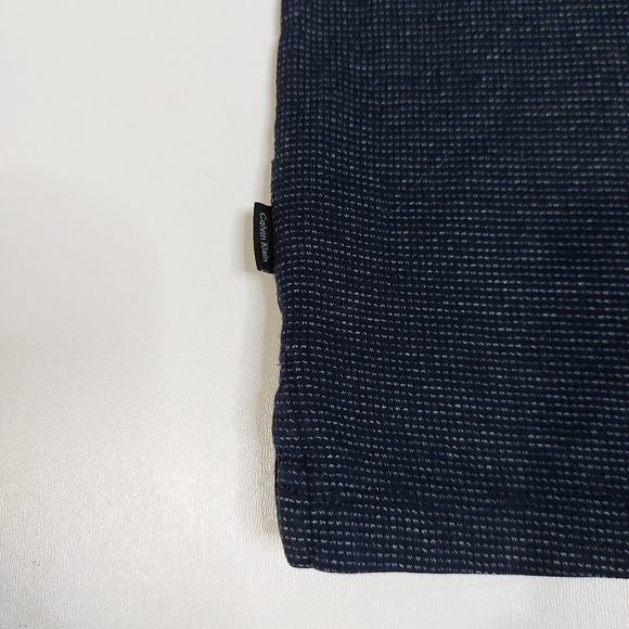 Calvin Klein Lrg. Slim Fit Mercerized Cotton Shirt - Picture 4 of 15